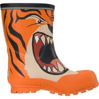 Viking Gummistövlar - Jolly - Orange/Multi m. Tiger - - 30 - Gummistövlar