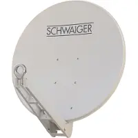 Schwaiger SPI085, 10,70 - 12,75 GHz, 39,3 dBi, Vit, 85 cm