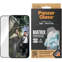 PanzerGlass | Ultra-Wide Fit - Skärmskydd för mobiltelefon - Matrix Protection | Apple iPhone 15 Plus