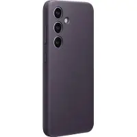 Samsung Galaxy S24 Vegan Leather Case Darkviolet
