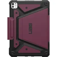 Uag - Vikbart fodral för surfplatta - robust - polyuretan (PU) - bordeaux - för Apple 11-inch iPad Pro (M4)