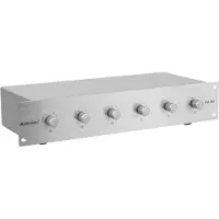 Omnitronic 80711329 Rack ELA-högtalarreglage Silver, Aluminium