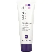 Andalou Naturals , Face Lotion, Ultra Sheer Daily Defense, SPF 18, Anti-Aging, 2.7 fl oz (80 ml)