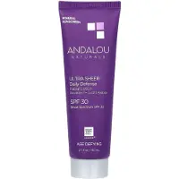 Andalou Naturals , Ultra Sheer Daily Defense Facial Lotion, SPF 30, 2.7 fl oz (80 ml)
