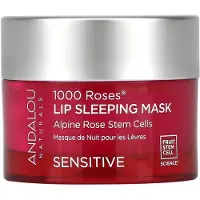 Andalou Naturals , 1000 Roses, Lip Sleeping Beauty Mask, Sensitive, 0.42 oz (11.9 g)