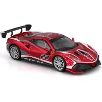Bburago Ferrari 488 Challenge Evo, Modellsuperbil, Förmonterad, 1:43, Ferrari 488 Challenge Evo, Alla, Metall, Plast