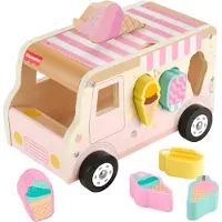 Fisher-Price Fisher Price Wood Ice Cream Shape Sorter