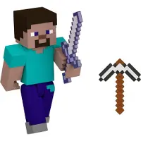 Mattel Minecraft Action Figur Steve 8 cm