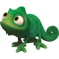 BULLYLAND Pascal figur 6 cm - Rapunzel - Disney Princesses - Grön - Flicka - Barn - Från 3 år