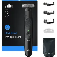 Braun XT3100, Svart, 1 mm, 3 mm, 1 mm, Universal, Rostfritt stål