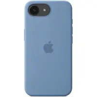 Apple iPhone 16e Silikonfodral - Vinterblå