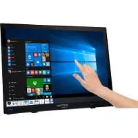 Hannspree HT161HNB Touchscreen EEK: B (A - G) 39.6 cm (15.6 tum) 1366 x 768 pixel 16:9 12 ms HDMI, VGA, USB, Hörlurar (3.5 mm) VA LED