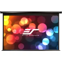 Elite Screens Elite Spectrum Series Elecric84H - Projektorduk - takmontering, väggmontering - motoriserad - 84 (213 cm) - 16:9 - Matte White - svart