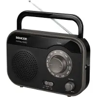 Sencor SRD 210 - Personlig radio - 1 Watt - svart