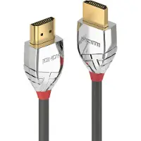 Lindy HDMI Anslutningskabel HDMI-A-kontakt, HDMI-A-kontakt 5.00 m Grå 37874 4K UHD HDMI-kabel