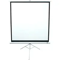 Elite Screens Elite Tripod Series T113NWS1 - Projektorduk med stativ - 113 (287 cm) - 1:1 - Matte White - vit