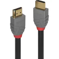 Lindy HDMI Anslutningskabel HDMI-A-kontakt, HDMI-A-kontakt 2.00 m Svart 36963 4K UHD HDMI-kabel