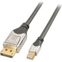 Lindy Cromo Displayport Till Mini Displayport 1.4-kabel 0.5 M