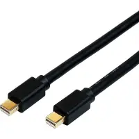 Roline DisplayPort Anslutningskabel Mini DisplayPort-kontakt, Mini DisplayPort-kontakt 2.00 m Svart 11.04.5818 Skärmad DisplayPort-kabel