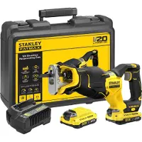 Stanley Batteridriven tigersåg SFMCS310D2K-QW; 18 V; 2x2,0 Ah batt.