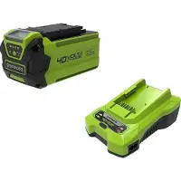 Greenworks 2936607, Set med batteri och laddare, Litium-Ion (Li-Ion), 2 Ah, 40 V, , Borr, Borrhammare