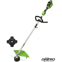 Greenworks Trimmer GD24X2TX; 2x24 V (utan batteri och laddare)