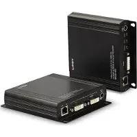 Lindy 39245, Sändare och mottagare, Kabel, 140 m, Cat6, 60 hz, Svart