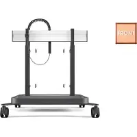 Vogel's Vogels Monitorfot RISE 5108 1 Skärm(ar) 165,1 cm (65) - 218,4 cm (86”) Svart Stående, Justerbar i höjd, Motoriserad