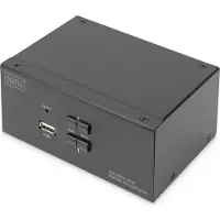 Digitus DS-12862 2 Port KVM-switch Display-Port 3840 x 2160 Pixel