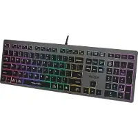A4Tech FSTYLER FX60H (Neon Backlit) keyboard USB QWERTY Black, Grey