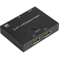 GOOD CONNECTIONS DP1.4 switch 2-vägs bidirektionell 8K@30Hz