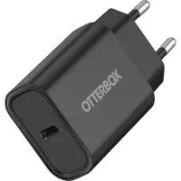 Otterbox - Strömadapter - 20 Watt - 3 A - PD 3.0, USB BC 1.2 (USB-C) - svart
