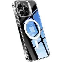 Torras mobilskal UPRO Lstand Clear-Mag för iPhone 15 PRO (transparent)