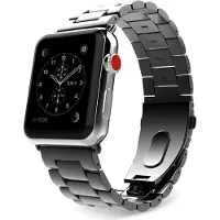 Tech-Protect rostfritt armband för Apple Watch 4/5/6/7/8/9/SE/Ultra 1/2 (42/44/45/49 mm) - Svart