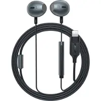 Acefast hörlurar in-ear med Lightning-kontakt till iPhone iPad 1,2 m svart