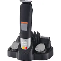 Adler 5i1 rakapparat och hårtrimmer med justerbar hastighet och LED-display