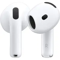Apple AirPods 4 - True wireless-hörlurar med mikrofon - öronknopp - Bluetooth - vit