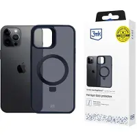 3mk Protection 3mk Smoke Case Mag&Stand för Apple iPhone 12 Pro Max – svart
