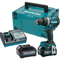Makita DF002GA201 - Borr/drivare - sladdlös - 2 hastigheter - nyckellös chuck 13 mm - 64 N·m - 2 batterier - 40 V