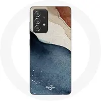 MANIACASE Coque pour Samsung Galaxy A33 5G fond de texture abstraite svart