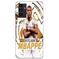 MANIACASE Coque pour Samsung Galaxy A05s Kylian Mbappe Real Madrid wallpaper celebration
