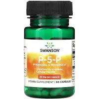 Swanson Health P-5-P, 20 mg, 60 kapslar