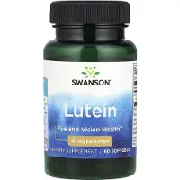Swanson Health Lutein, 40 mg, 60 mjukkapslar