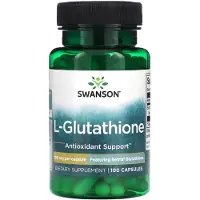 Swanson Health , L-Glutathion, 100 mg, 100 kapslar