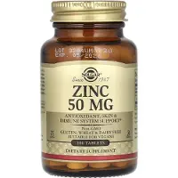Solgar Solgar, Zinc, 50 mg, 100 tablets