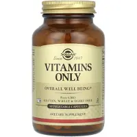 Solgar , Endast Vitaminer, 90 Vegetabiliska Kapslar