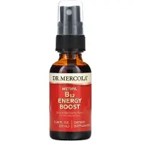 Dr. Mercola , Metyl B12 Energiboost, Naturlig Björnbärssmak, 29 ml (0.98 fl oz)