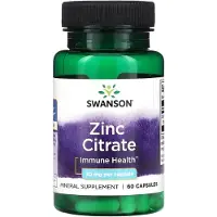 Swanson Health , Zinc Citrate, 30 mg, 60 Capsules
