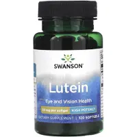 Swanson Health , Lutein, Hög Potens, 20 mg, 120 mjuka kapslar