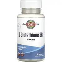 Kal , L-Glutathion SR, 500 mg, 30 VegCaps